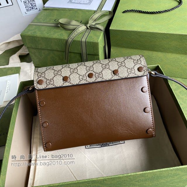 Gucci原厂皮包包 古驰女爱心翻盖包 Gucci单肩斜挎包 637048  gdj1678